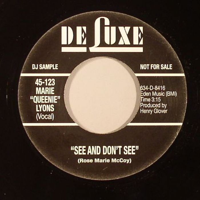 QUEENIE LYONS, Marie - See & Don't See