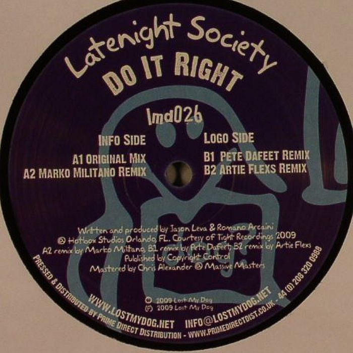 LATENIGHT SOCIETY - Do It Right