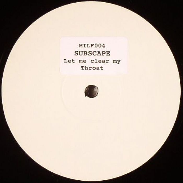 SUBSCAPE - Let Me Clear My Throat (repress)