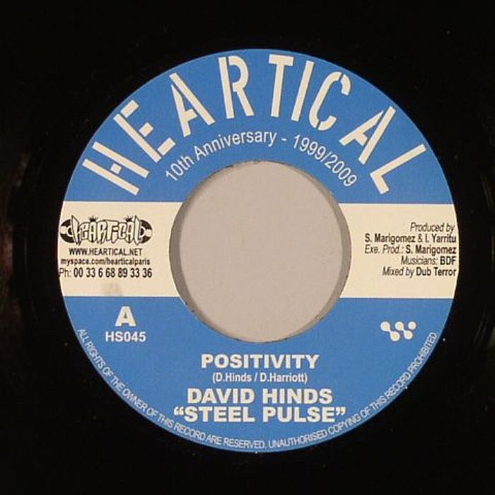 HINDS, David/BASQUE DUB FOUNDATION - Positivity (Tonight Riddim)