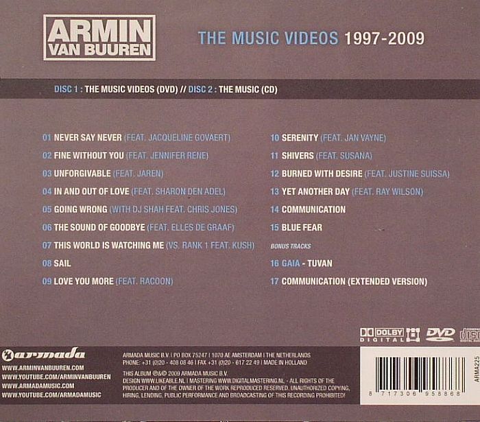 Armin van Buuren - Слушать онлайн все песни и альбомы