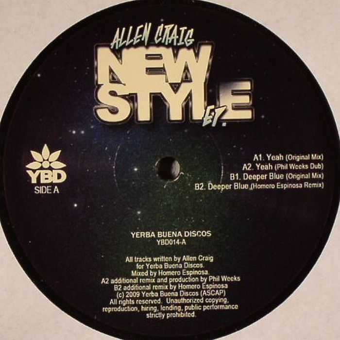 CRAIG, Allen - New Style EP