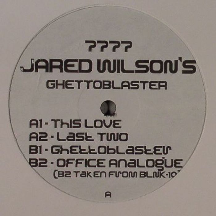 WILSON, Jared - Ghettoblaster