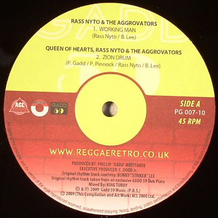 NYTO, Ras/THE AGGROVATORS/QUEEN OF HEARTS/THE HI TECH ROOTS DYNAMICS - Working Man