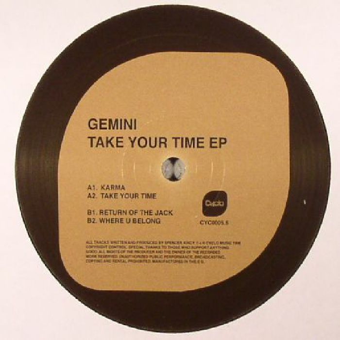 GEMINI - Take Your Time EP