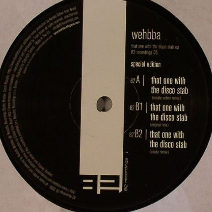 WEHBBA - That One With The Disco Stab EP