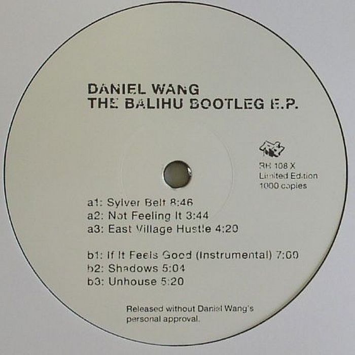WANG, Daniel - The Balihu Bootleg EP