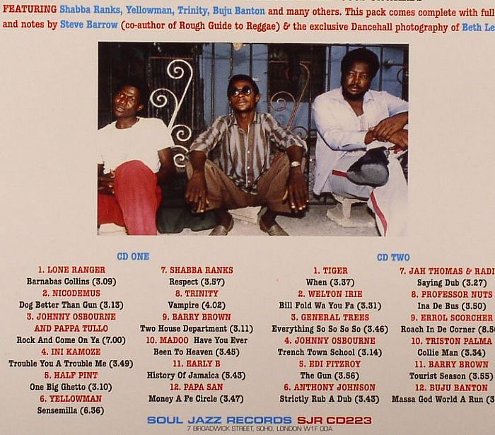 VARIOUS - Dancehall 2: The Rise Of Jamaican Dancehall Culture