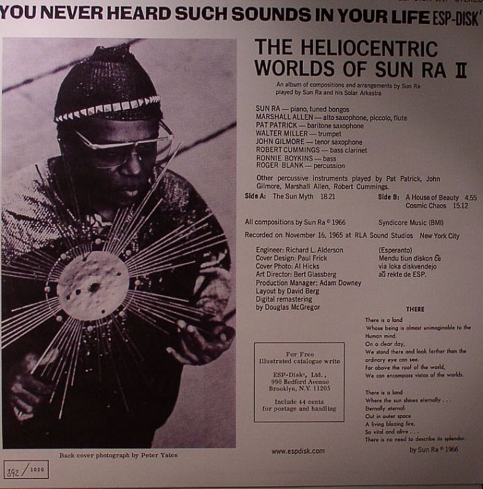 SUN RA The Heliocentric Worlds Of Sun Ra Vol 2 vinyl at 