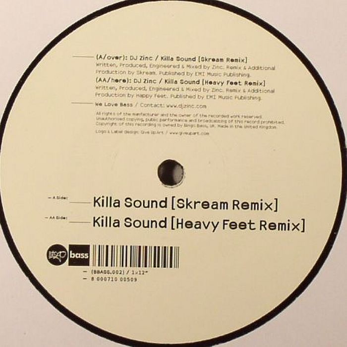 ZINC - Killa Sound (remixes)