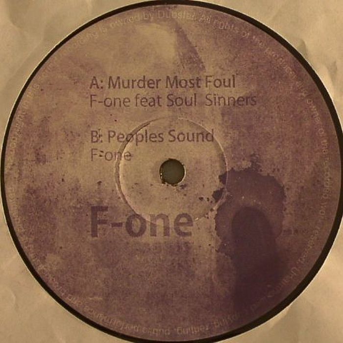 F ONE/SOUL SINNERS - Murder Most Foul