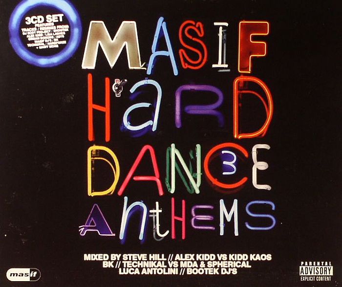 HILL, Steve/TECHNIKAL vs MDA/SPHERICAL/ALEX KIDD/KIDD KAOS/BK/LUCA ANTOLINI/BOOTEK DJS/VARIOUS - Masif Hard Dance Anthems Vol 3