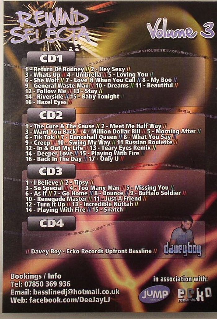 DJ LJ/VARIOUS - Rewind Selecta Volume 3
