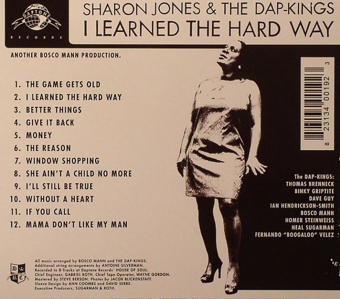JONES, Sharon & THE DAP KINGS - I Learned The Hard Way