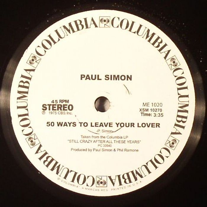 SIMON, Paul/TOM PETTY & THE HEARTBREAKERS - 50 Ways To Leave Your Lover