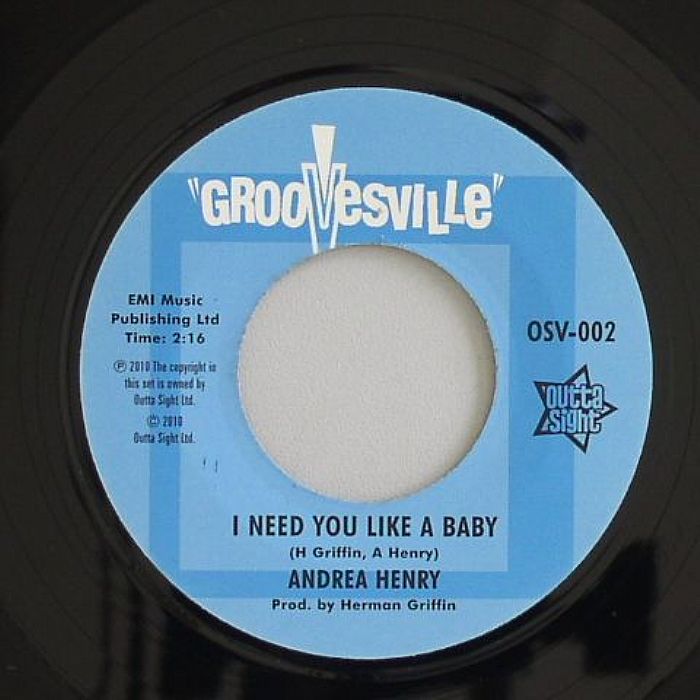 HENRY, Andrea/THE GROOVESVILLE MEN - I Need You Like A Baby