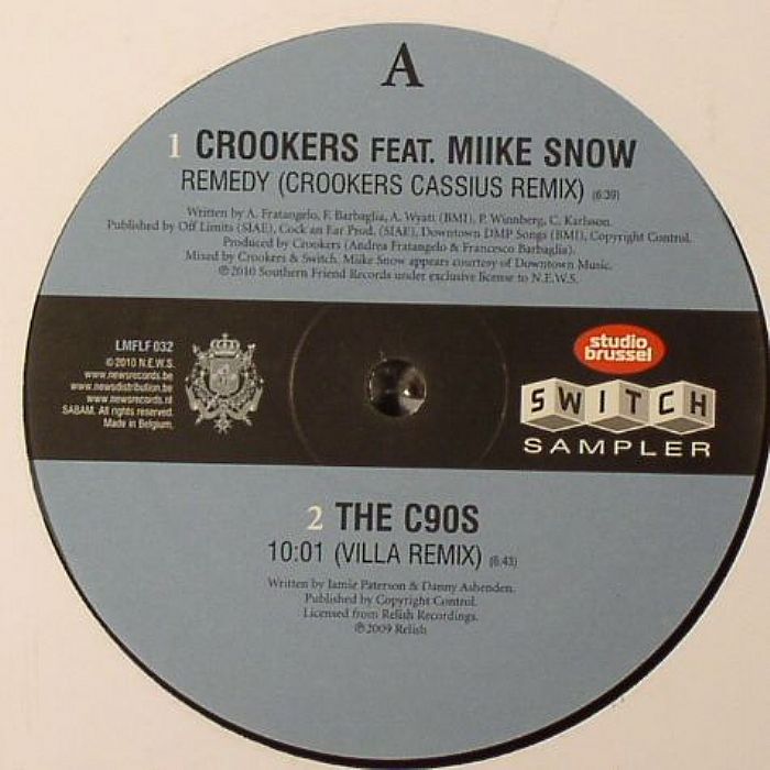 CROOKERS feat MIIKE SNOW/THE C90S/VOODOO CHILLI/LINDSTROM/CHRISTABELLE - Switch Sampler