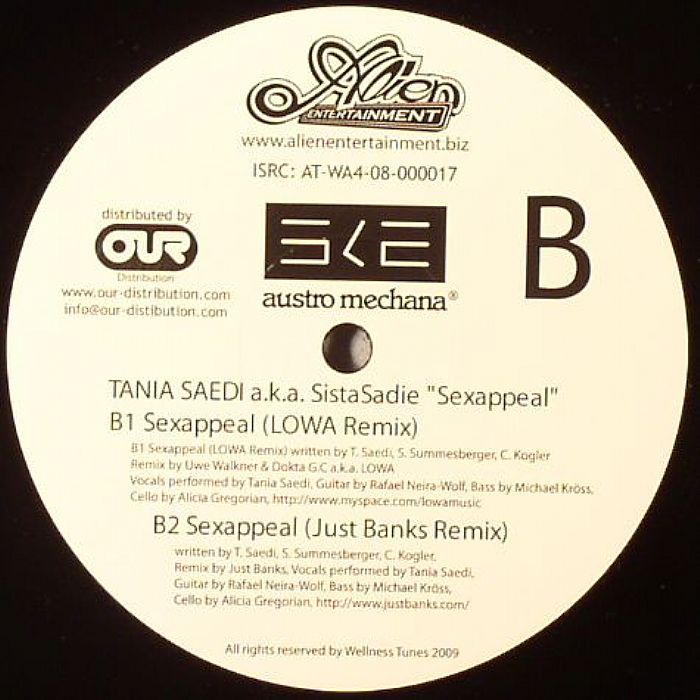 SAEDI, Tania aka SISTA SADIE - Sexapeal
