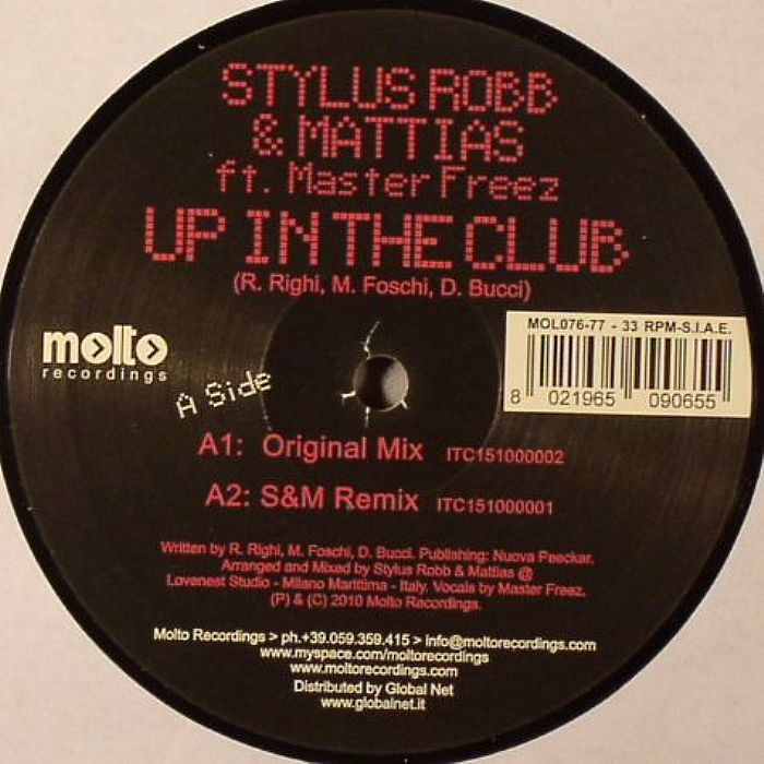 STYLUS ROBB/MATTIAS feat MASTER FREEZ/JUAN MAGAN/JOSEPO - Up In The Club