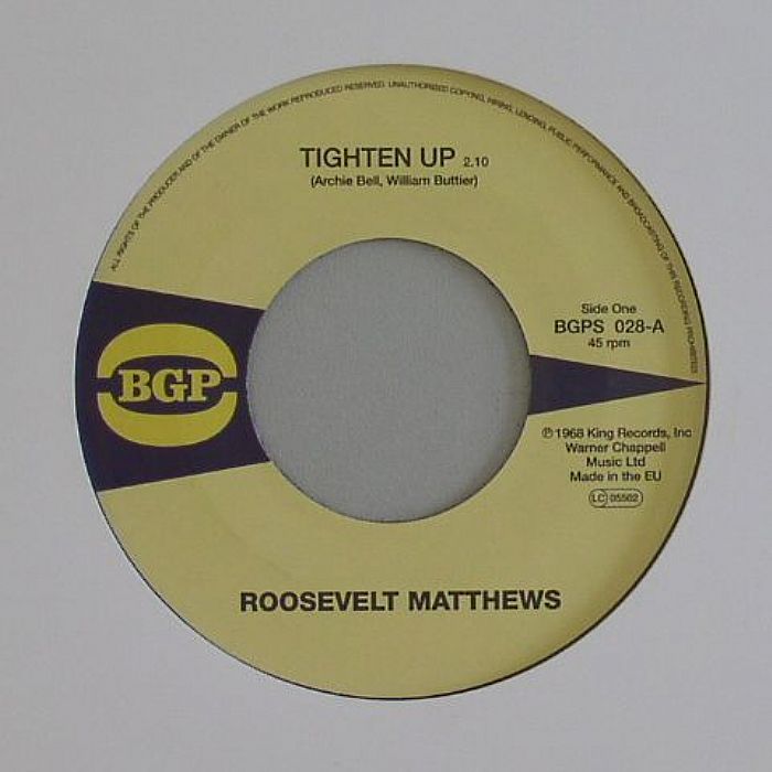 MATTHEWS, Roosevelt/MARIE QUEENIE LYONS - Tighten Up