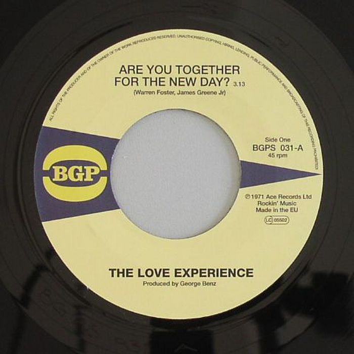 LOVE EXPERIENCE, The/87TH OFF BROADWAY - Are You Together For The New Day?