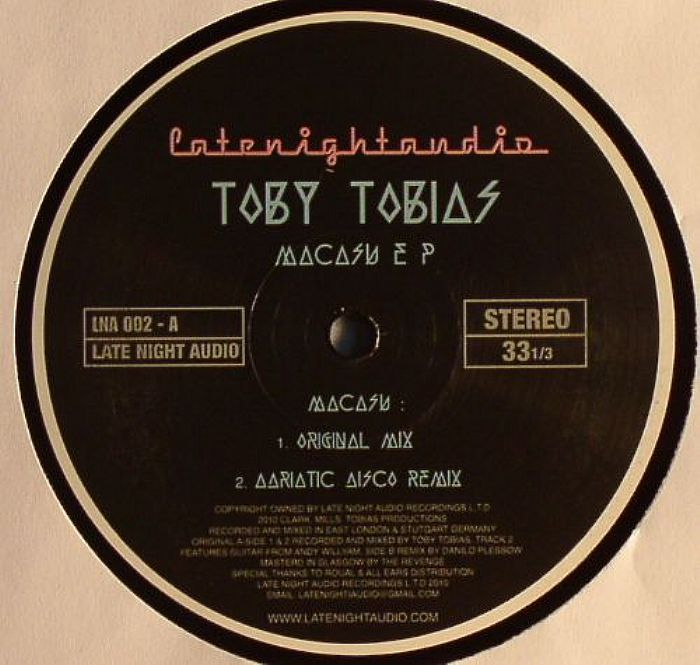 TOBIAS, Toby - Macasu EP
