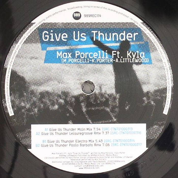 PORCELLI, Max feat KYLA - Give Us Thunder