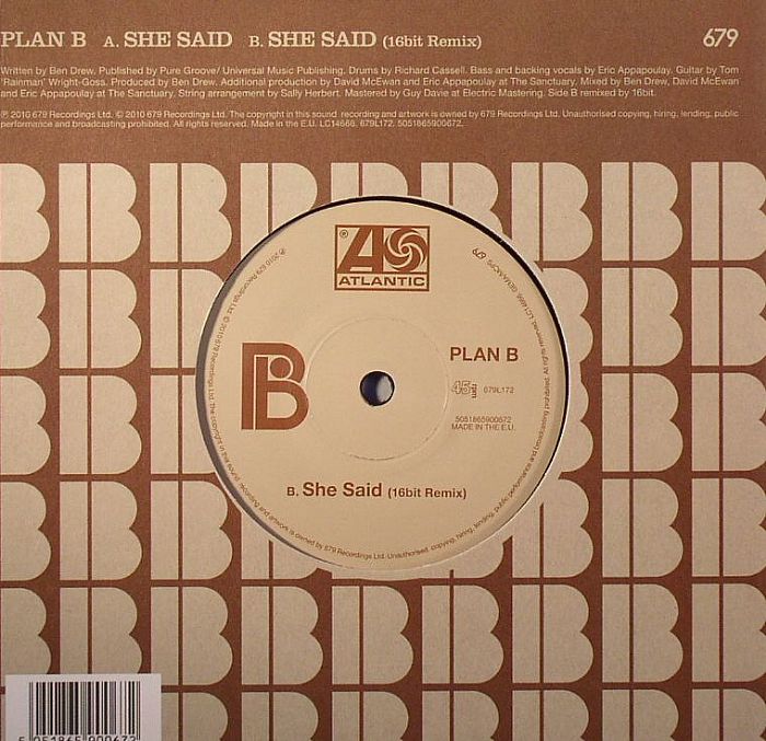 PLAN B - She Said