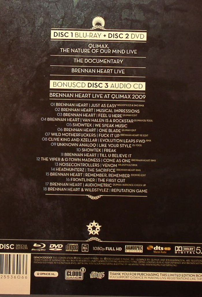 VARIOUS - The Nature Of Our Mind: Qlimax 2009 Live