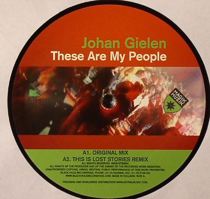 GIELEN, Johan/COR FIJNEMAN - These Are My People