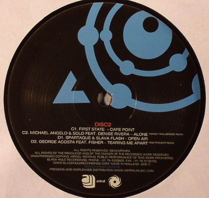 COSMIC GATE/FIRST STATE/MICHAEL ANGELO/SOLO/SPARTAQUE/SLAVA FLASH/GEORGE ACOSTA - Back 2 Back 4 Album Sampler Disc 2