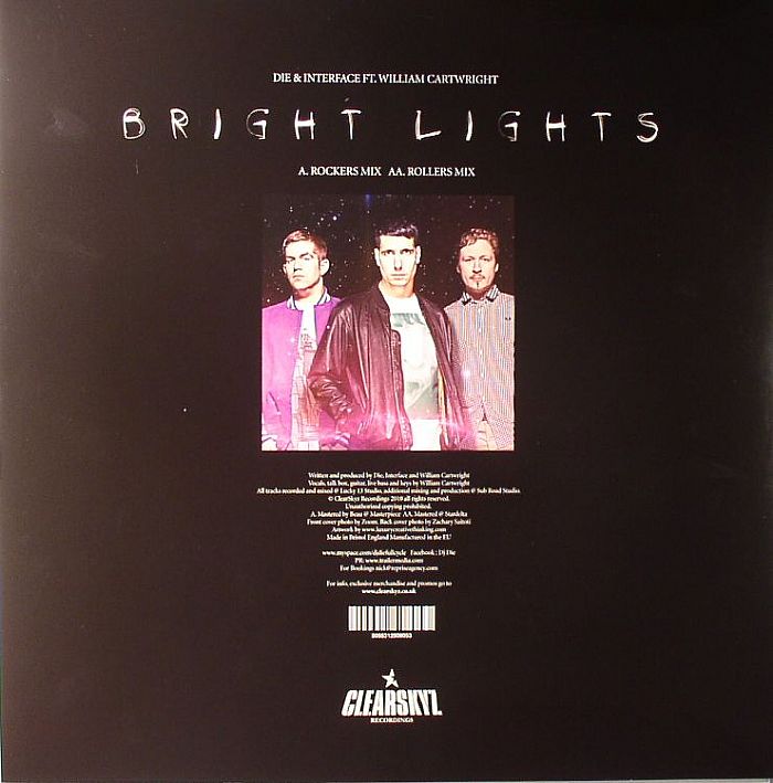 DIE & INTERFACE feat WILLIAM CARTWRIGHT - Bright Lights