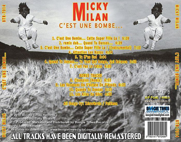 Micky Milan CEst Une Bombe Micky Milan CEst Une Bombe