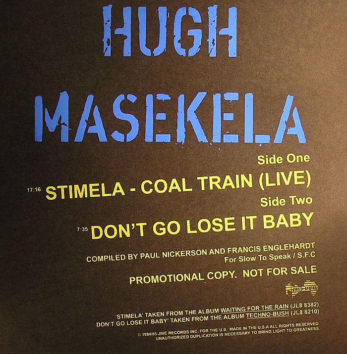 MASEKELA, Hugh - Don't Go Lose It Baby