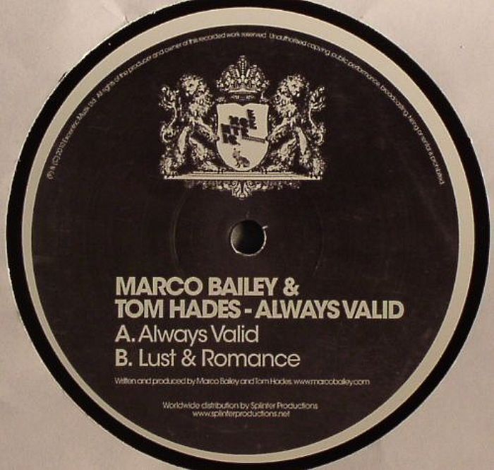 BAILEY, Marco/TOM HADES - Always Valid