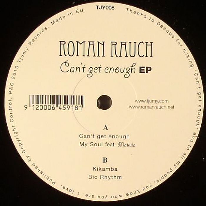 RAUCH, Roman - Can't Get Enough EP