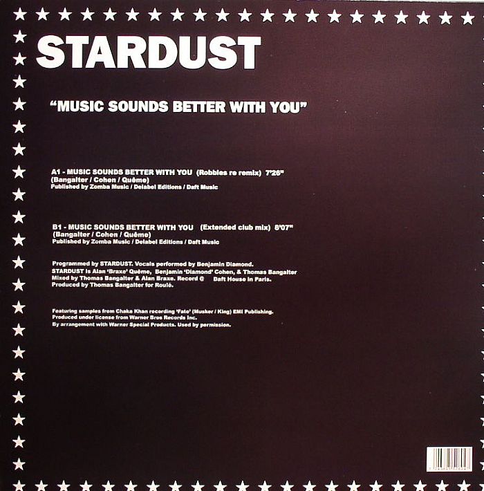 Stardust Music Sounds Better With You Hq Youtube