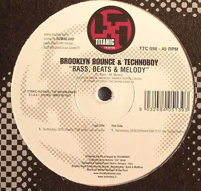 BROOKLYN BOUNCE/TECHNOBOY Bass Beats & Melody Vinyl at Juno Records.