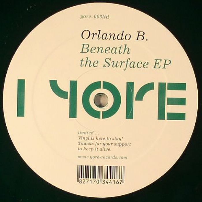 ORLANDO B - Beneath The Surface EP