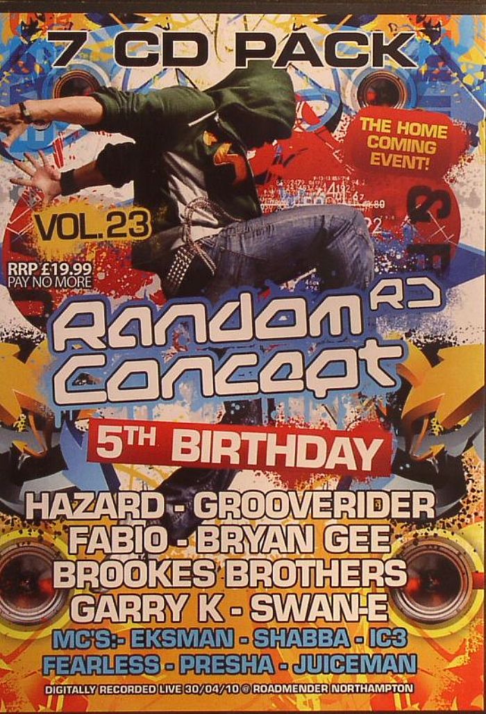 HAZARD/GROOVERIDER/FABIO/BRYAN GEE/BROOKES BROTHERS/GARRY K/SWAN E/VARIOUS - Random Concept Vol 23: 5th Birthday