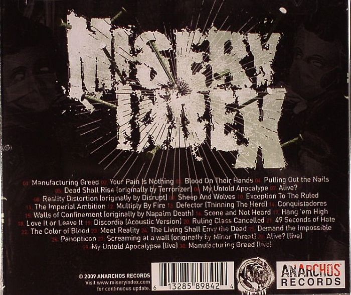 MISERY INDEX - Pulling Out The Nails