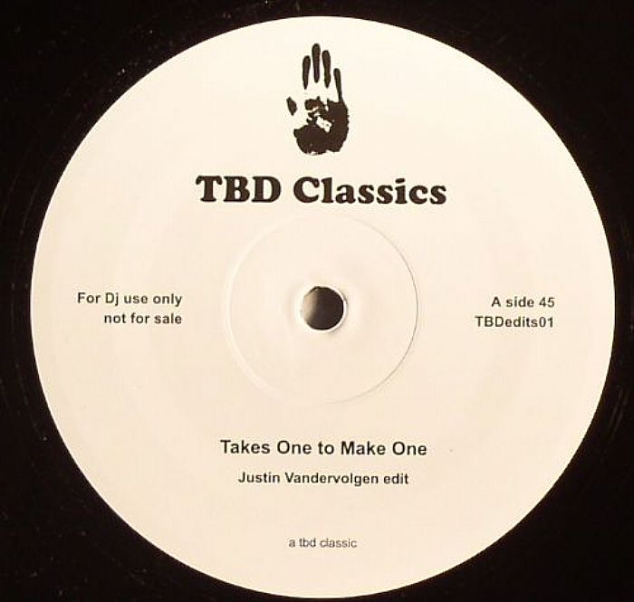 VANDERVOLGEN, Justin - Takes One To Make One