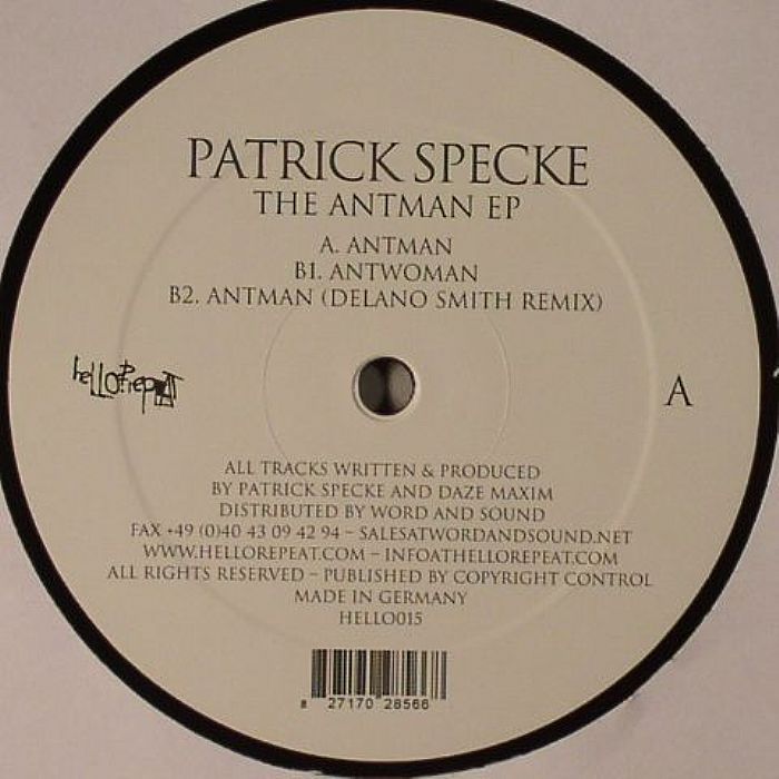 SPECKE, Patrick - The Antman EP