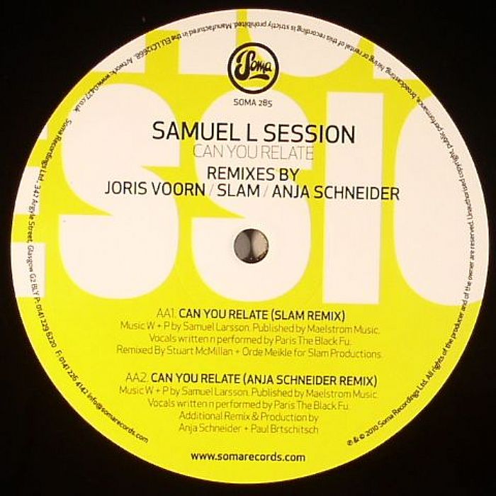 SESSION, Samuel L - Can You Relate: Remixes Part 2