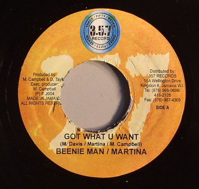 BEENIE MAN/MARTINA - Got What U Want (Freak Side Riddim)