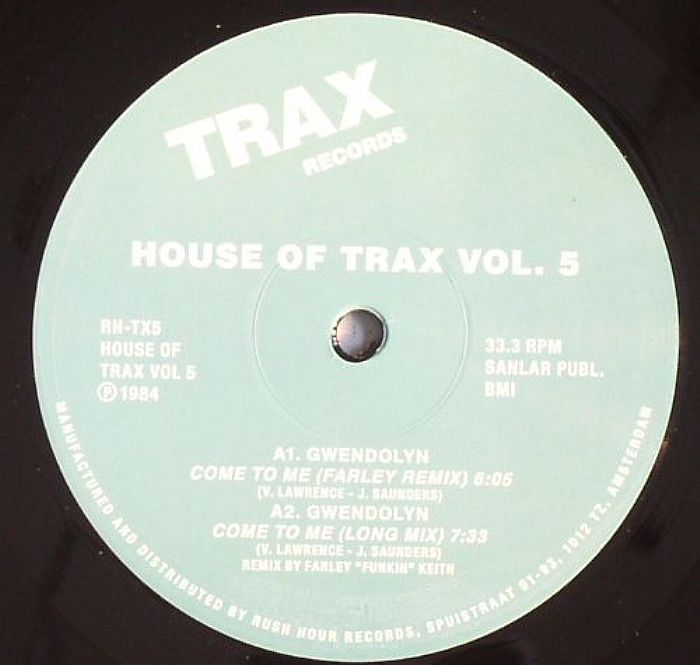 GWENDOLYN/Z FACTOR - House Of Trax Vol 5