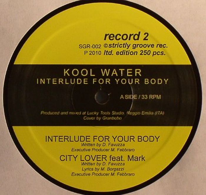 KOOL WATER - Interlude For Your Body EP