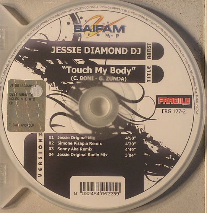 DJ JESSIE DIAMOND - Touch My Body