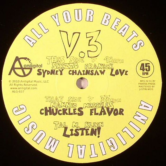 SKIZZO FRANICK/MANNED MISSILES/TAL M KLEIN - All Your Beats V 3