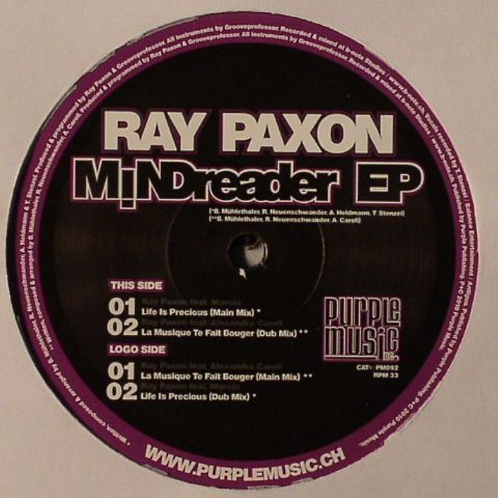 PAXON, Ray - Mindreader EP